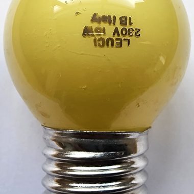 Incandescent 15W Yellow E27