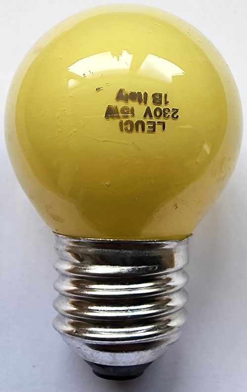 Incandescent 15W Yellow E27